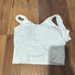 NVGTN white size small tank top built in bra